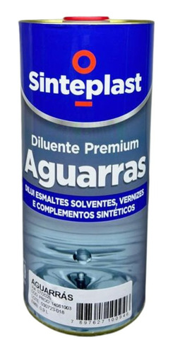 Agua Raz Para Diluir Tinta E Limpar Solvente 900ml Aguarras