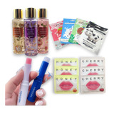 3 Body Locion Grandes 4 Mascarillas Cara, 9 Labios Y Regalo