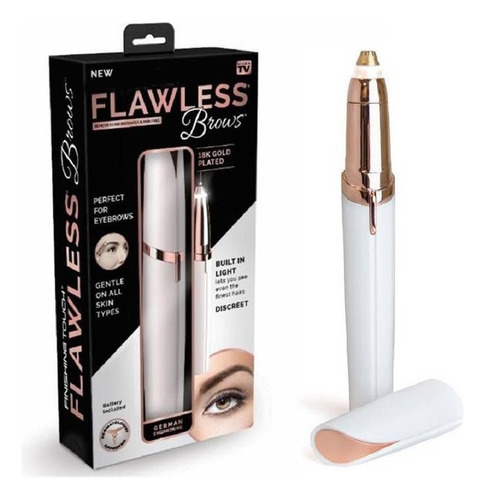 Depilador Electrico Cejas Flawless Brows A Pila No Incluida 