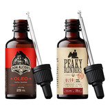 Kit 2x Óleo Para Barba Negra E Peaky Blinders Don Alcides Fragrância Barba Negra Peaky Blinders