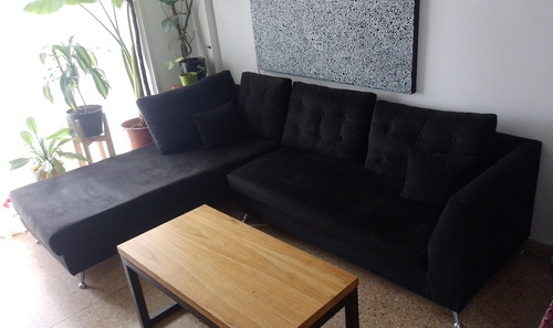 Sillon De Pana 3 Cuerpos En L Hermoso Excelente Estado