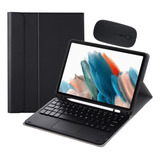 Teclado Touchpad + Capa + Mouse Bluetooth Touch Para Tab A8