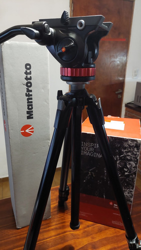 Tripode Manfrotto 055xdb Con Cabezal 502 Ah