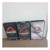 Trilogia Em Fitas Vhs Jurassic Park - Raridade