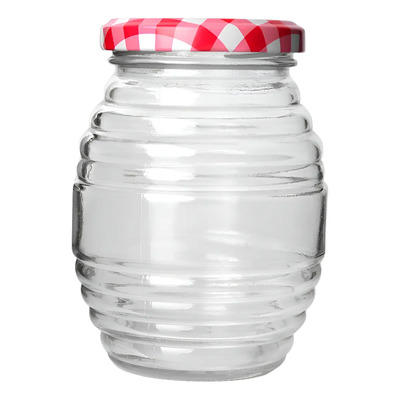 24 Frascos Barrilito Vidrio Con Tapa Hermética 350ml 24 Pzas Color Transparente | Meses sin interés