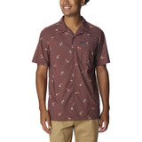 Camisa M/c Pine Canyon Short S Burdeo Hombre