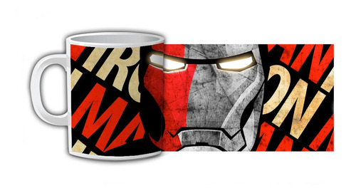 Taza Sublimada Iron Man Casco Avengers Marvel