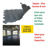 Tapete Piso Caucho Fitness Crossfit Gym $220.000 8 Placas