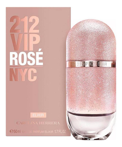 212 Vip Rosé Elixir Edp 50ml Feminino | Original + Amostra De Brinde