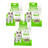 Arena Premium Aglutinante Para Gatos Aroma Manzana 24 Kilos