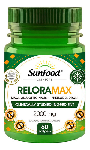 Relora Max 60caps 1000mg Magnolia Officinalis Phellodendron