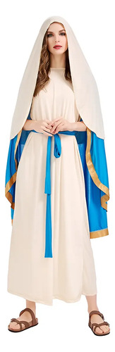 A- Disfraz De La Madre De Jesús, Vestimenta De La Santa Madre, Disfraces De María Para Desfile De Navidad, Disfraz De Pastor Delicado, Vestido De