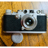 Leica Iiif Red Dial C/elmar 50mm F3.5 Excelente!!!