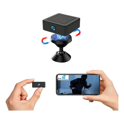 Accview 2K Mini Cámara Espía Full Hd 5G WiFi Cámaras De Seguridad Con Visión Nocturna Recargable Batería 4 Horas, 5G Cámara con Detección De Movimiento, Control Remoto App Para Casa\u002Foficina\u002Fauto | Envío gratis