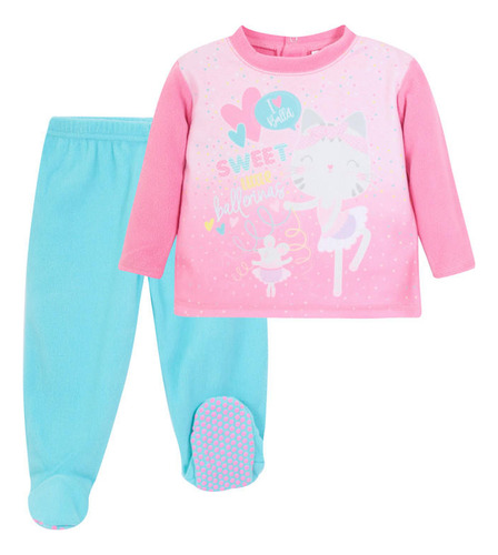 Pijama Bebé Niña Polar Fucsia H2o Wear