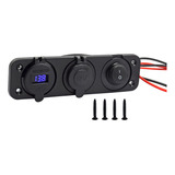 Zz Carro Usb Tomada 12v 24v Qc 3.0 Painel De Interruptor