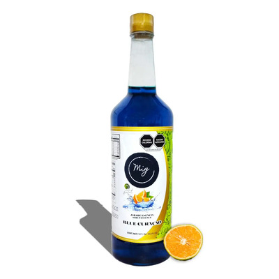 1 Litro De Jarabe Blue Curacao - Sodas Italianas Frappe Café | Meses sin interés
