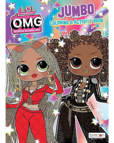 Bendon Lol O.m.g. Outrageous & Millennials Girls Coloring An