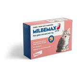 Vermifugo Milbemax Para Gatos Filhotes Até 2kg C/ 2 Comp.