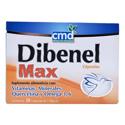Dibenel Max Multivitaminico Con Quercitina Y Omega 30 Caps | MercadoLibre