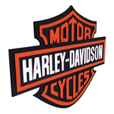 Placas Harley Davidson Logo 3d Decorativas Mdf Relevo P009