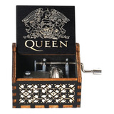 Queen - Caja Musical Madera Rock Gotico Metal Emo 01