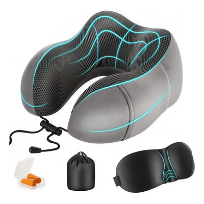 Cómodo Almohada De Viaje Espuma De Memoria Cojín For Cuello