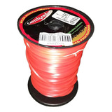 Rollo Tanza Cuadrada Desmalezadora 3 Mm 1 Kg Castel Garden Color Rojo