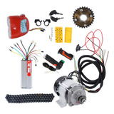 Kit De Conversión De Motor Diy 48v 800w Dc Bicicleta Eléctri