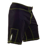 Fight Short Mmachines Black Mma Bjj Thai Box Talla M 32 