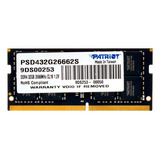 Memória Para Notebook Patriot Signature 32gb Ddr4 2666mhz