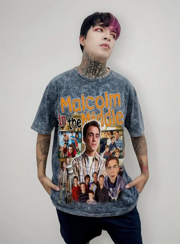 Playera Malcolm El De En Medio Dui Vintage 90s Aesthetic | Envío gratis