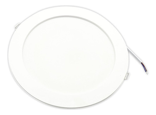 Plafón Led 20w Circular Para Embutir Luz Calida Fria Tbcin Color Blanco