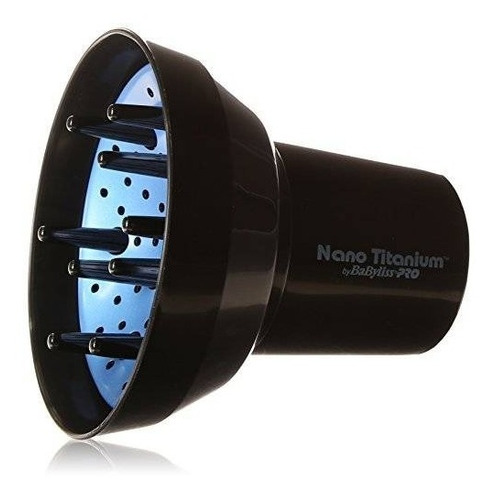 Babyliss Pro Nano Titanium Universal Dedo Difusor Negro