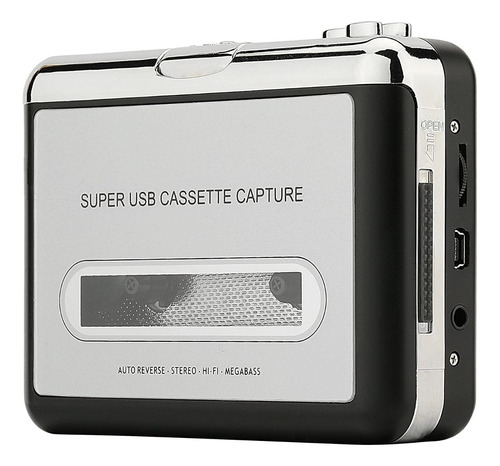 Usb Cassette Player Cinta Portátil Convertir Cinta De Reprod