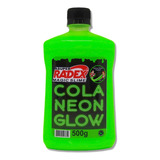 Cola Para Slime Verde Neon Glow Radex Magic Com 500g