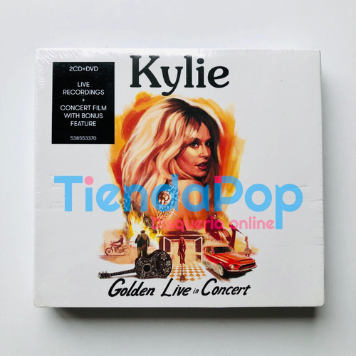 Kylie Minogue Golden Live In Concert Uk Digipack Dvd + 2 Cds