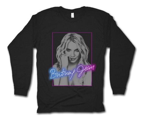 Britney Spears Playera Manga Larga Britney Jean 