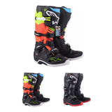 Jm Botas Alpinestars Tech 7 Motocross Enduro Negro Rojo 