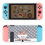 Funda Para Nintendo Switch De Ramen Sushi Y Dumplings Kawaii