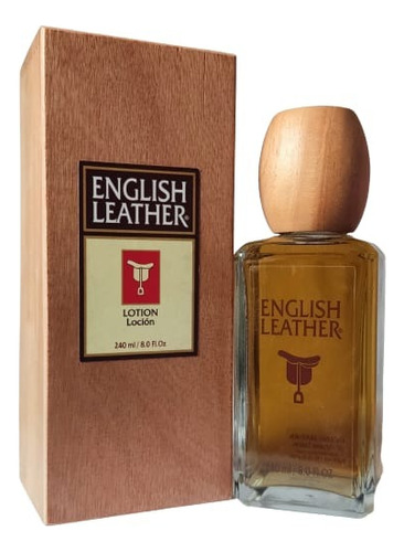 Fragancia English Leather 240 Ml Lotion Caja De Madera