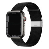 Pulseira Nylon Fecho Retro Para Apple Watch 41mm 40mm 38mm