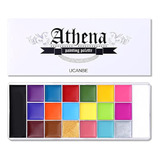 Paleta Pintura Athena Facial Corporal De Aceite Profesional