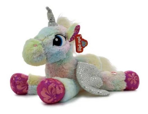 Peluche Unicornio 40cm Mueve Alas Phi Phi - Sharif Express