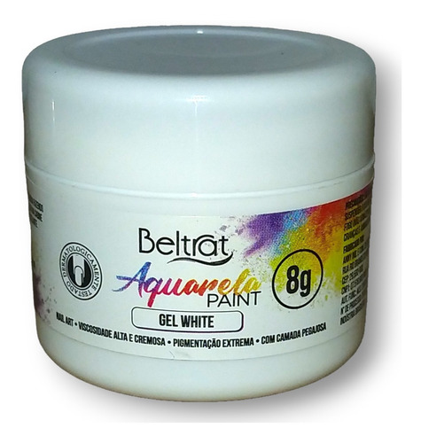 Beltrat Gel White Aquarela Paint 8 Gramas 