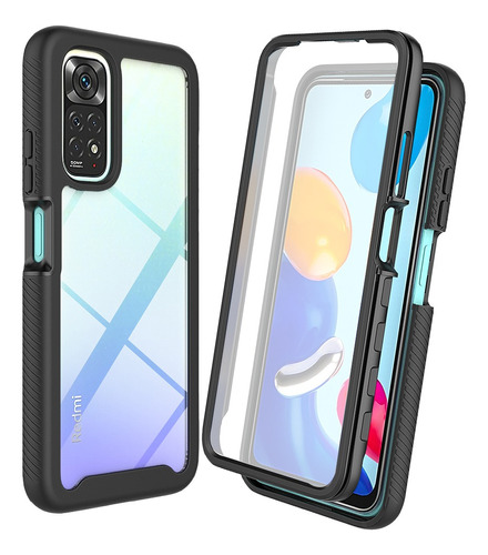 Funda Case Uso Rudo 360 Para Xiaomi Mi Redmi Poco + Cristal