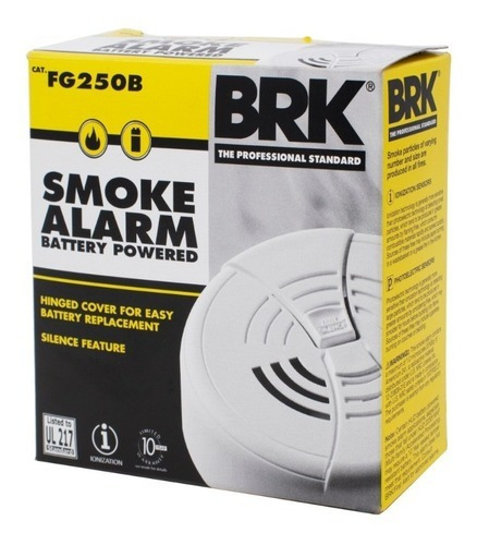 Detector De Humo Brk Smoke Alarm Fg250b