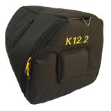 Bag Case P/caixa De Som Qsc K12.2 Acolchoada Luxo Amarelo