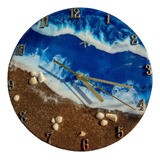 Reloj De Mar Artesanal De Resina 