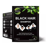 3 Uds Tinte Shampoo Cabello Negro Instantáneo Semipermanente